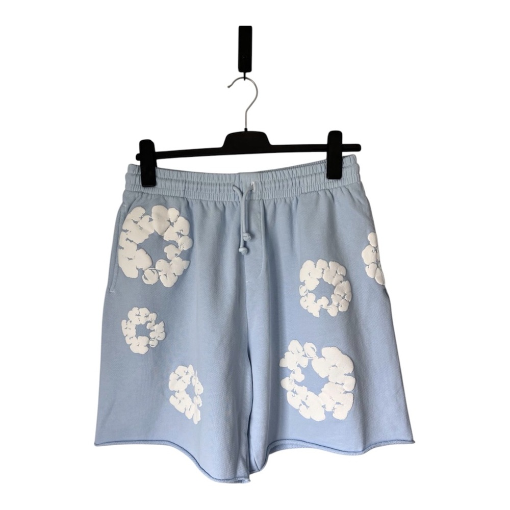 Denim Tears Cotton Wreath Shorts Powder Blue Brand New